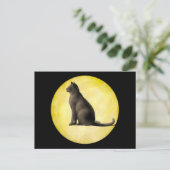 Carte Postale Chat de lune (Debout devant)
