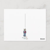 Carte Postale Chat de neige (Dos)