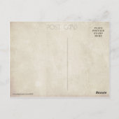 Carte Postale Chat de Noël humoristique (Dos)