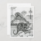 Carte Postale Chat de Philly à Rittenhouse (Devant / Derrière)