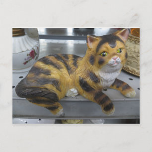 Carte Postale Chat de plateau