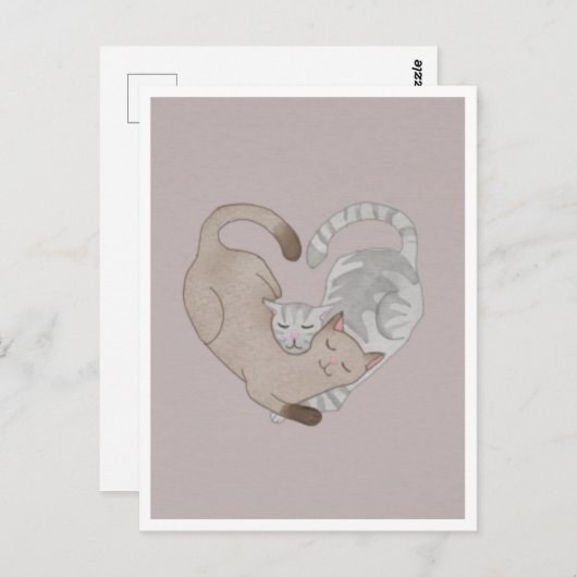 Carte Postale Chat de Postcard (Devant / Derrière)