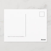 Carte Postale Chat de remise de diplôme (Dos)