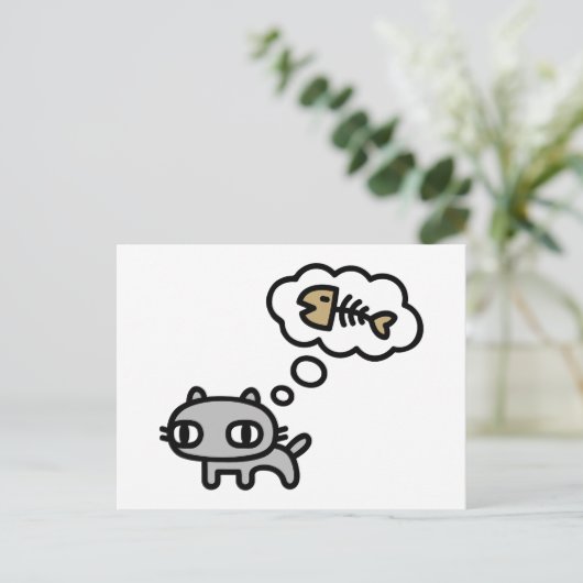 Carte Postale Chat de rêve (Debout devant)