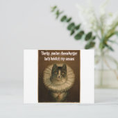 Carte Postale Chat de Shakespeare (Debout devant)