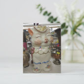 Carte Postale Chat de style japonais (Debout devant)