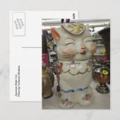 Carte Postale Chat de style japonais (Devant / Derrière)