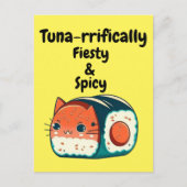 Carte Postale Chat de thon épicé - Tuna plus spécifiquement Fris (Devant)