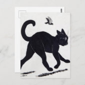 Carte Postale Chat de Tom par Louis Wain (Devant / Derrière)