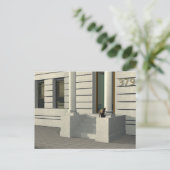 Carte Postale Chat d'été (Debout devant)