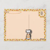 Carte Postale Chat d'Halloween d'Annie (Dos)