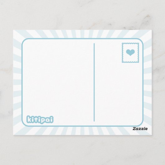 Carte Postale Chat drôle (Dos)