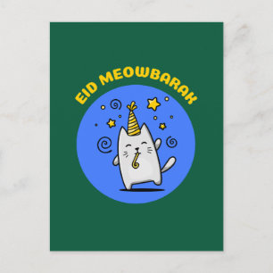 Carte Postale Chat drôle d'Eid
