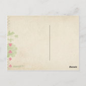 Carte Postale Chat du Cheshire (Dos)