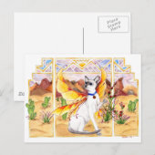 Carte Postale Chat du désert (Devant / Derrière)