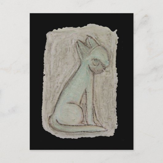 Carte Postale Chat égyptien (Devant)