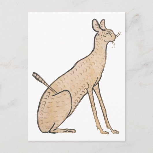 Carte Postale Chat égyptien (Devant)