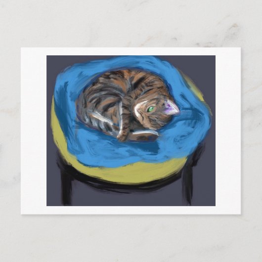 Carte Postale Chat en Bed, Suzanne Valadon (Devant)