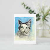 Carte Postale Chat en bleu, Francis Picabia (Debout devant)