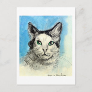 Carte Postale Chat en bleu, Francis Picabia