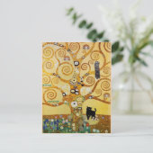 Carte Postale Chat et arbre de vie (Debout devant)