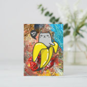 Carte Postale Chat et les couleurs (Debout devant)