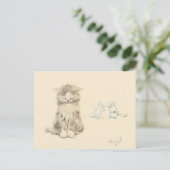 Carte Postale Chat et souris (Debout devant)