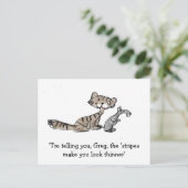 Carte Postale Chat et Souris (Debout devant)