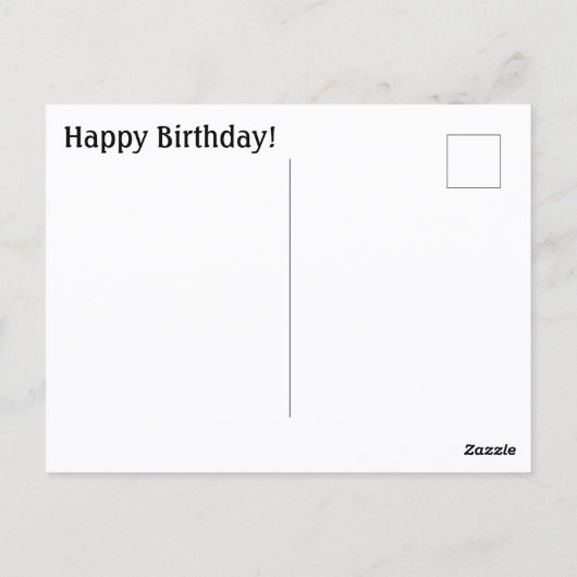 Carte Postale Chat Exotique Grognon à Poil Court Persan (Dos)