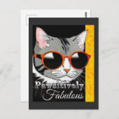 Carte Postale Chat Fabuleux (Devant / Derrière)
