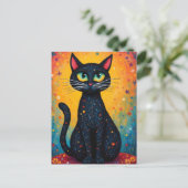 Carte Postale Chat Fantaisiste (Debout devant)