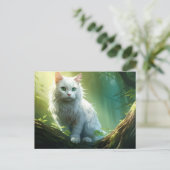 Carte postale Chat Foret 10 (Debout devant)