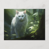 Carte postale Chat Foret 4 (Devant)