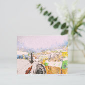 Carte Postale Chat français sur le toit (Debout devant)