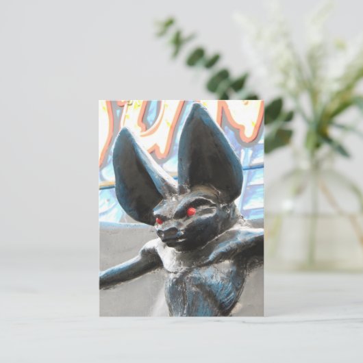 Carte Postale Chat géant (Debout devant)