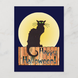 CARTE POSTALE CHAT HALLOWEEN PAR SHARON SHARPE