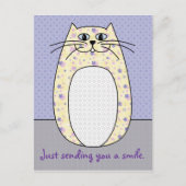 Carte postale 'Chat Jaune' (Devant)