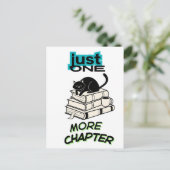 Carte Postale Chat Juste Un Chapitre de Plus (Debout devant)