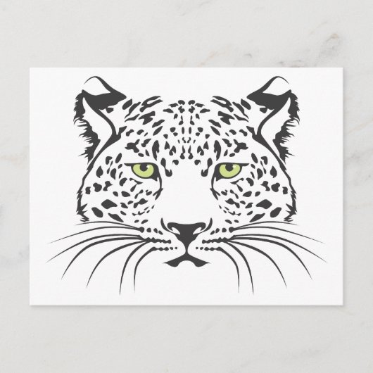Carte Postale Chat léopard (Devant)