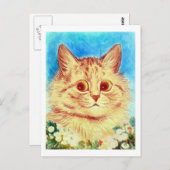 Carte Postale Chat, Louis Wain (Devant / Derrière)