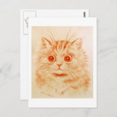 Carte Postale Chat, Louis Wain (Devant / Derrière)