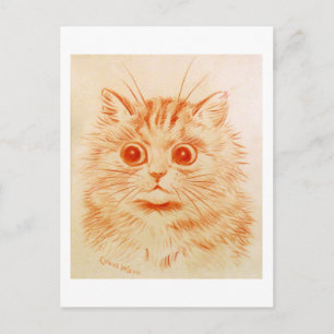 Carte Postale Chat, Louis Wain