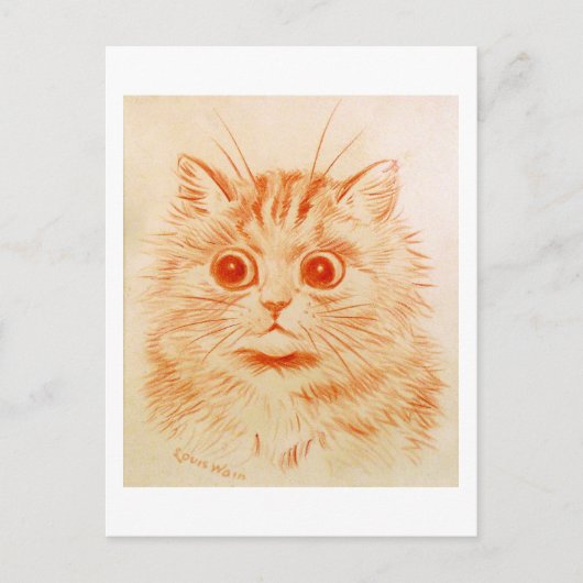 Carte Postale Chat, Louis Wain (Devant)