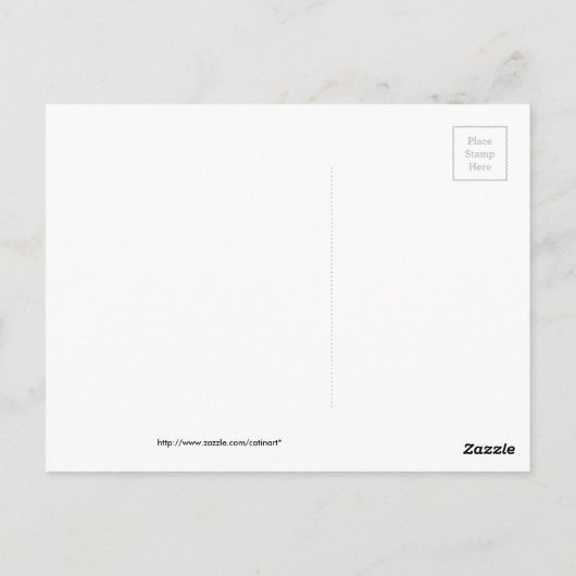 Carte Postale Chat, Louis Wain (Dos)