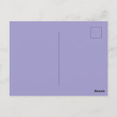 Carte Postale Chat Luna Moon Violet Daisy (Dos)