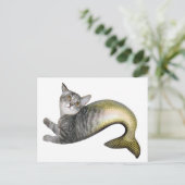 Carte Postale Chat Mermaid (Debout devant)