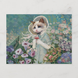 Carte Postale Chat mignon