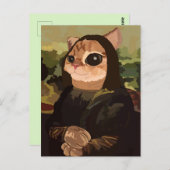 Carte Postale Chat mignon (Devant / Derrière)