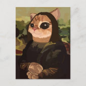 Carte Postale Chat mignon (Devant)