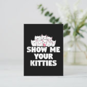 Carte Postale Chat Montre-moi tes chatons (Debout devant)